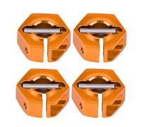 Golden Wheel Hex Adapter Mount para Coche RC, Resuelve los Problemas de Shake, Apto para Todos los Coches a escala 1:10, Conjunto de 4 Piezas (Azul de 7,0 mm) (7,0 mm violeta) (7,0 mm en oro)