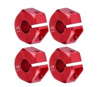 Golden Wheel Hex Adapter Mount para Coche RC, Resuelve los Problemas de Shake, Apto para Todos los Coches a escala 1:10, Conjunto de 4 Piezas (Azul de 7,0 mm) (7,0 mm violeta) (7,0 mm en oro)