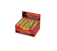 GOLDENCOAL Pastillas de Carbón para Shisha, 100 Unidades, 33 mm, Sin Nicotina, Encendido Rápido