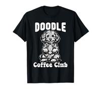 Goldendoodle Coffee Club Funny Doodle Mom Dog Lover Gift Camiseta