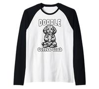 Goldendoodle Coffee Club Funny Doodle Mom Dog Lover Gift Camiseta Manga Raglan