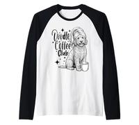 Goldendoodle Coffee Club Funny Doodle Mom Dog Lover Gift Camiseta Manga Raglan