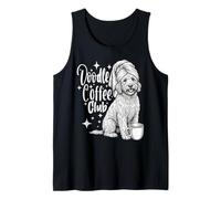 Goldendoodle Coffee Club Funny Doodle Mom Dog Lover Gift Camiseta sin Mangas