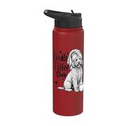Goldendoodle Coffee Club Funny Doodle Mom Dog Lover Gift Stainless Steel Insulated Water Bottle