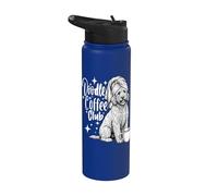 Goldendoodle Coffee Club Funny Doodle Mom Dog Lover Gift Stainless Steel Insulated Water Bottle