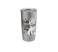 Goldendoodle Coffee Club Funny Doodle Mom Dog Lover Gift Vaso térmico de acero inoxidable de doble pared