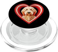 Goldendoodle Corazón Lindo Golden Doodle Puppy Dog Lover PopSockets PopGrip para MagSafe