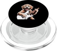 Goldendoodle Dog Guitar Star Rock and Roll Goldendoodle PopSockets PopGrip para MagSafe