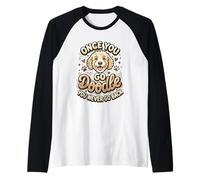 Goldendoodle Mom Goldendoodle Dad Once You Go Dueño de Doodle Camiseta Manga Raglan