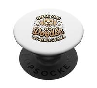 Goldendoodle Mom Goldendoodle Dad Once You Go Dueño de Doodle PopSockets PopGrip Adhesivo