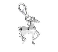 Goldene Hufeisen Colgante de caballo de plata de ley 925, idea de regalo