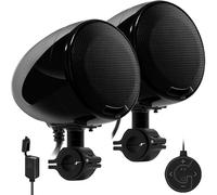 GoldenHawk AN4-X - Amplificador Todo en uno de 2 Canales AN4-X de 600 W, Rango Completo, Impermeable, Bluetooth, Altavoces estéreo para Motocicleta, Sistema de Amplificador de Audio con AUX para