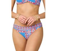 Goldenpoint Bañador para mujer, bandana, parte baja del bikini, braguitas laterales y bajas, doble de microfibra, fantasía, bandana multicolor, multicolor, M