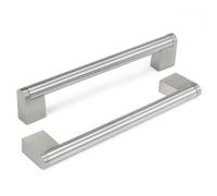 Goldenwarm 10 Piezas 192mm Tiradores Plata Cepillado Tiradores De Mueble