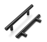 Goldenwarm 10 Piezas Tiradores Armarios Negro 90mm Tiradores Muebles Baño Fácil Instalación Con Tornillos Adecuados Para Armarios Roperos Y Muebles De Baño