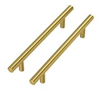 Goldenwarm 20 Piezas Tiradores Cajones 128mm Tiradores Dorados Para Armarios Acero Inoxidable Válidos Para Cajón Manillas Puertas Armario Dormitorio