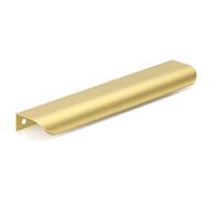 Goldenwarm Tiradores ocultos para armarios y muebles, 15 unidades, para puertas interiores, 160 mm, para armarios de cocina, de aluminio
