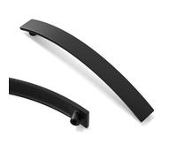 goldenwarm Tiradores para armarios de cocina, 10 unidades, 128 mm, distancia entre agujeros, tiradores de armarios, color negro, tiradores de cocina, para baño, dormitorio