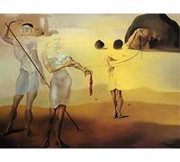 GOLDFI Pinturas famosas de Salvador Dalí, pintura por números para adultos, pintura digital, manualidades, decoración de pared del hogar, regalos de cumpleaños, 40 x 50 cm
