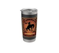 Goldfield Arizona Cowboy Western Old West - Recuerdo novedoso Vaso térmico de acero inoxidable de doble pared