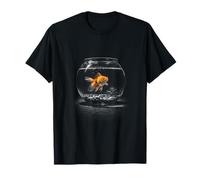 Goldfish Acuario tazón Escena Mundial submarina Camiseta