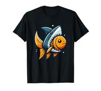 Goldfish con Aleta de tiburón, diseño de niños de motivación Camiseta