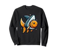 Goldfish con Aleta de tiburón, diseño de niños de motivación Sudadera
