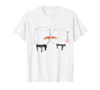 Goldfish Japanese Ink Painting Sumi-E Traditional Art Print Camiseta