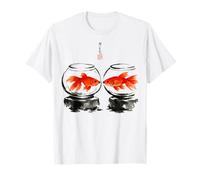 Goldfish Japanese Ink Painting Sumi-E Traditional Art Print Camiseta