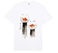 Goldfish Japanese Ink Painting Sumi-E Traditional Art Print Comfort Colors Adult Heavyweight T-Shirt