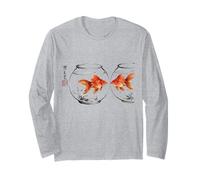 Goldfish Japanese Ink Painting Sumi-E Traditional Art Print Manga Larga