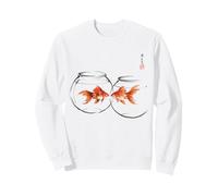 Goldfish Japanese Ink Painting Sumi-E Traditional Art Print Sudadera