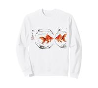 Goldfish Japanese Ink Painting Sumi-E Traditional Art Print Sudadera