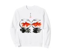 Goldfish Japanese Ink Painting Sumi-E Traditional Art Print Sudadera