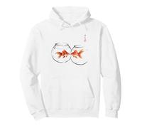 Goldfish Japanese Ink Painting Sumi-E Traditional Art Print Sudadera con Capucha
