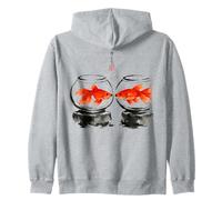 Goldfish Japanese Ink Painting Sumi-E Traditional Art Print Sudadera con Capucha
