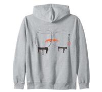 Goldfish Japanese Ink Painting Sumi-E Traditional Art Print Sudadera con Capucha