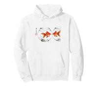 Goldfish Japanese Ink Painting Sumi-E Traditional Art Print Sudadera con Capucha