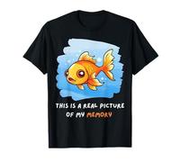 Goldfish: La Imagen Real de mi Memoria Divertido pez Dorado Camiseta