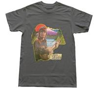 Goldfish Men's Fashion Ring Spun Cotton John Denver T Shirt Grey S