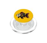 Goldfish Mexicano Calavera Viva México Chica Fiesta PopSockets PopGrip para MagSafe
