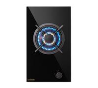 Goldflame 30cm Placa de gas 1 Fuegos Negro