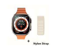 (GoldHY-WhiteGS)2025 Reloj inteligente 9 ultr Pro MAX Gen 2, pantalla de 49 mm, alta frecuencia de actualización,