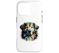 Goldie para Perro Polygon Art Golden Retriever GR Carcasa para iPhone 16 Pro