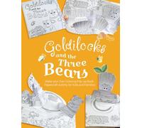 Goldilocks and the Three Bears: Make your Own Coloring Pop-up Book. Papercraft Activity for Kids and Families