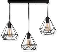 Goldlux Vigo lámpara colgante 3x20 W negro 314628