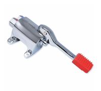 GOLDMAN SERVICE | Grifo Pedal Simple Mezclador Regulable de Pie Dos Aguas Fría - Caliente | Usos Fregaderos Cocinas Industriales Hostelería y Sanitarios