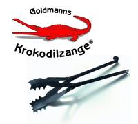 Goldmann Krokodilzange Kaminholzzange Negro Brikettzange Tenaza para Madera