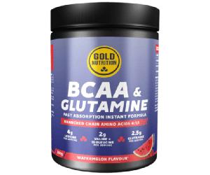 GoldNutrition BCAA y Glutamina Sandía Polvo 300 gr