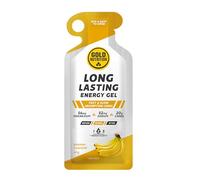 GOLDNUTRITION LONG LASTING ENERGY GEL 40g (CAJA 16 UNIDADES) | GEL ENERGÉTICO CON 20 GRAMOS DE CARBOHIDRATOS, 56 MG DE MAGNESIO Y 52 MG DE SODIO | IDEAL PARA DEPORTES DE RESISTENCIA (PLÁTANO)